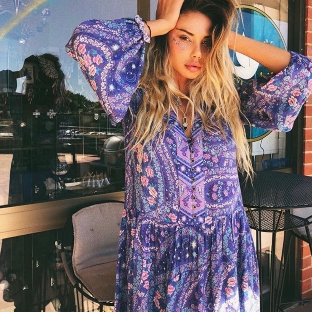 Spell city lights gown